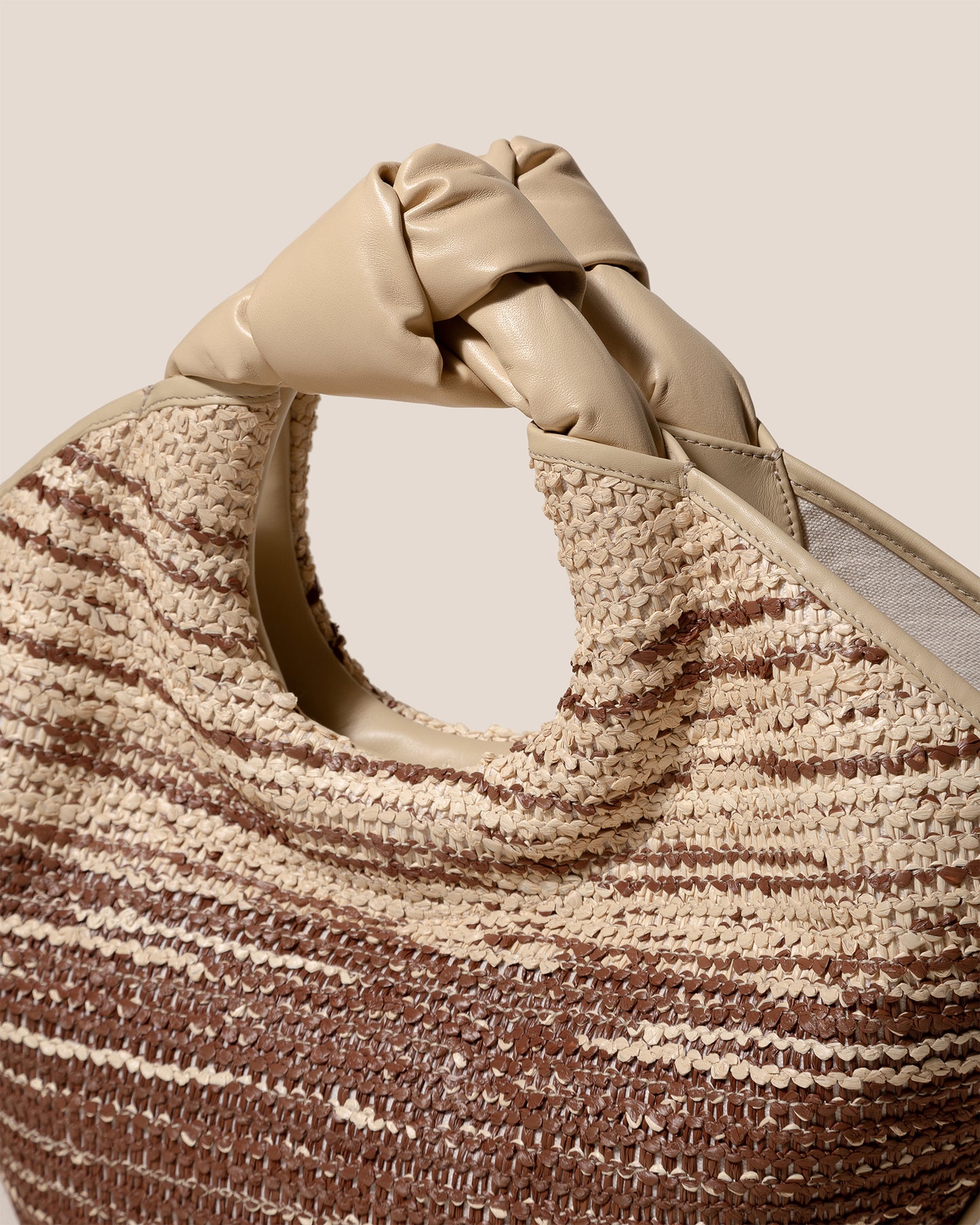 CASTELL RAFFIA OMBRE - Knotted-handle Tote Bag