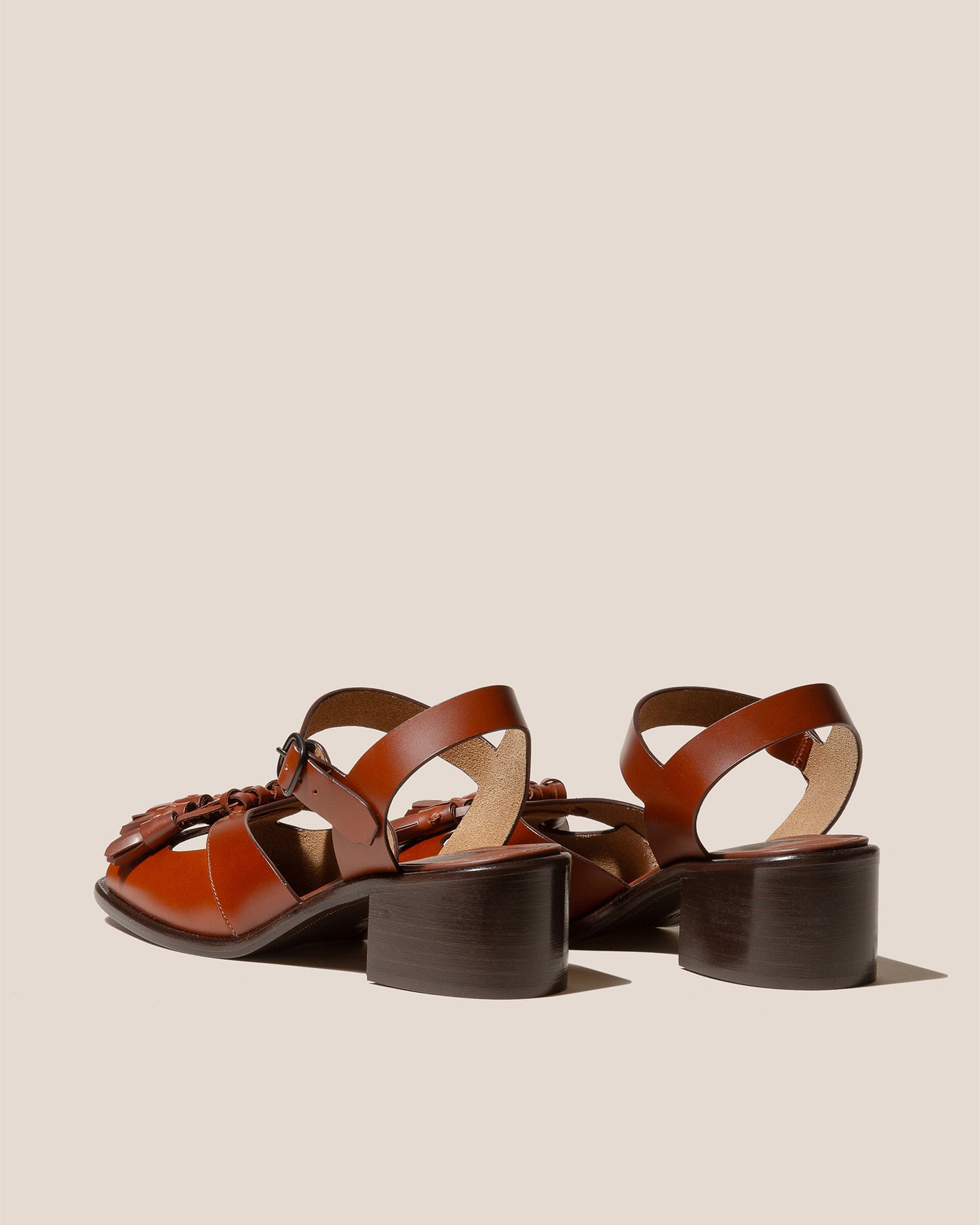 BOQUERIA HEELED - Open-Toe Tasseled Sandal