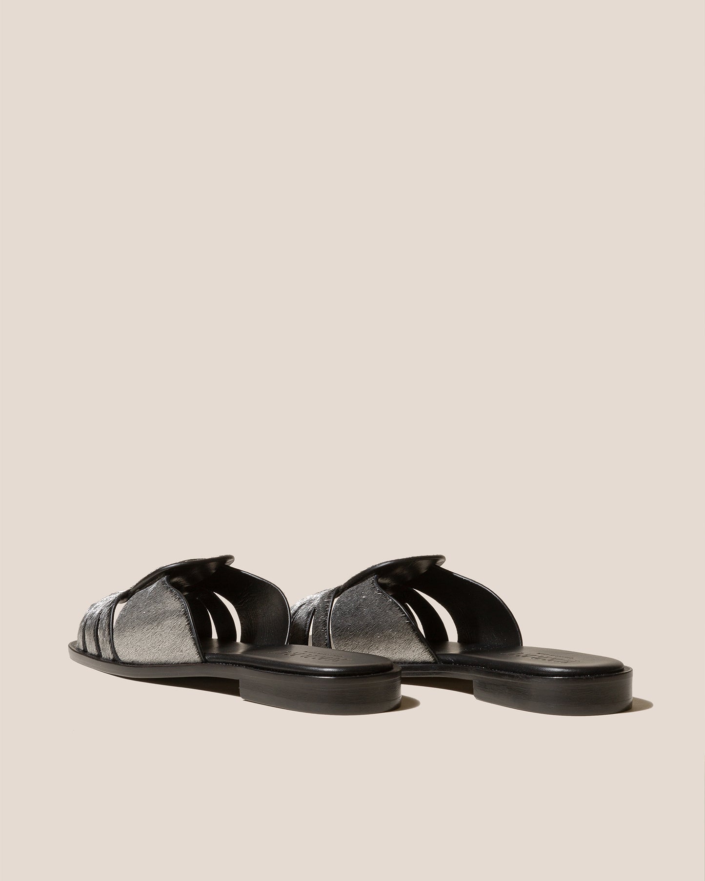 ANCORA SQUARED SLIDE CALF HAIR - Fisherman Slide