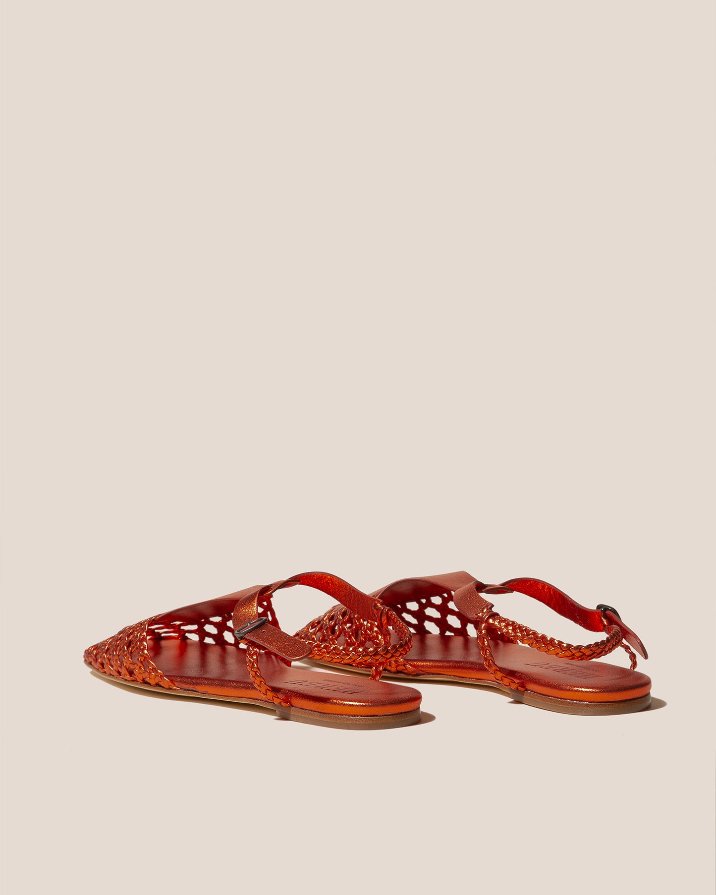 REIXA METALLIC - Woven T-bar Sandal