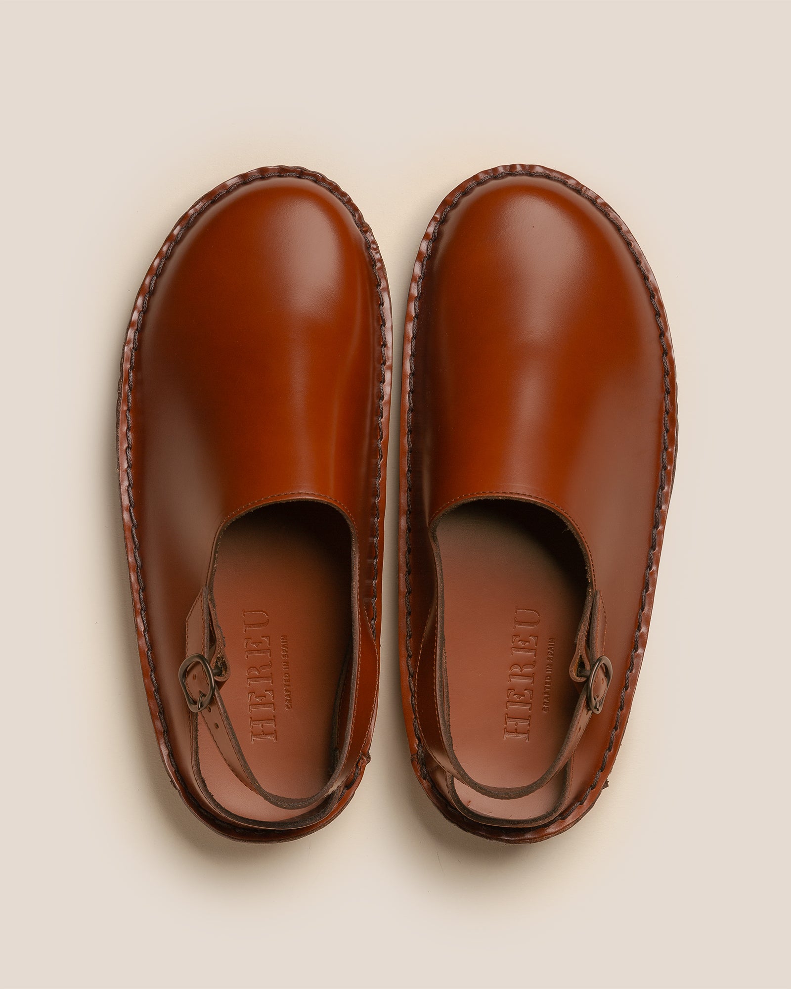 CARGOL - Men's Whipstitched Slingback Clog