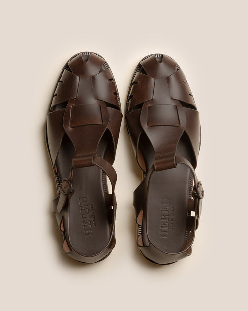 PESCA RUBBER VEG TAN - Men's Fisherman Sandal