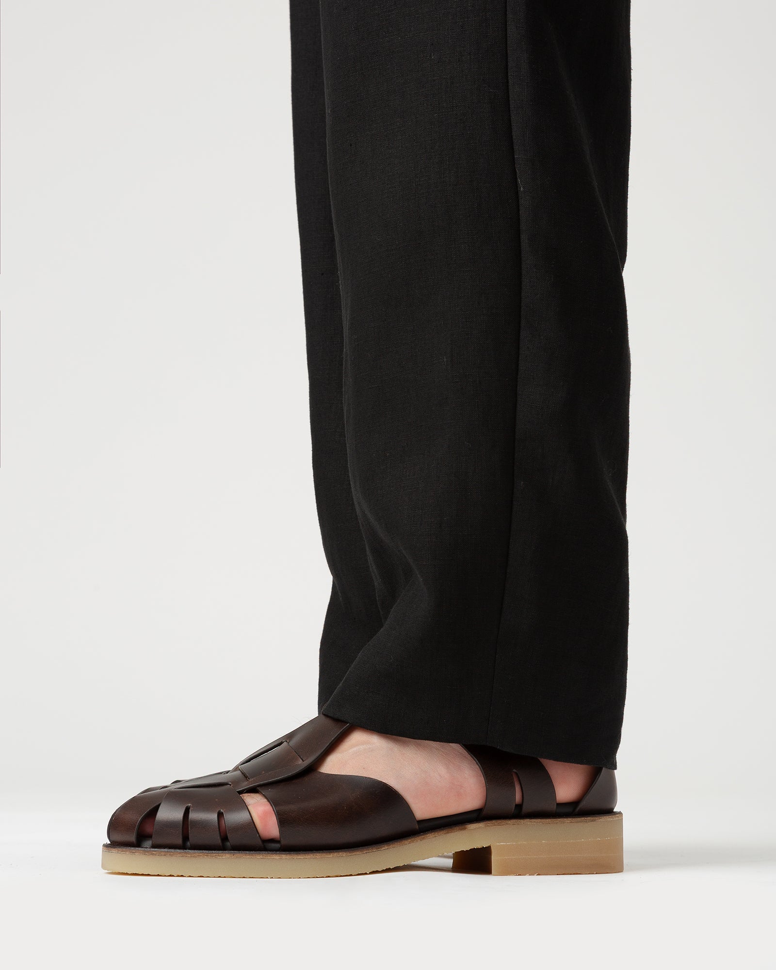 PESCA RUBBER VEG TAN - Men's Fisherman Sandal