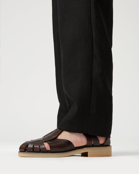 PESCA RUBBER VEG TAN - Men's Fisherman Sandal