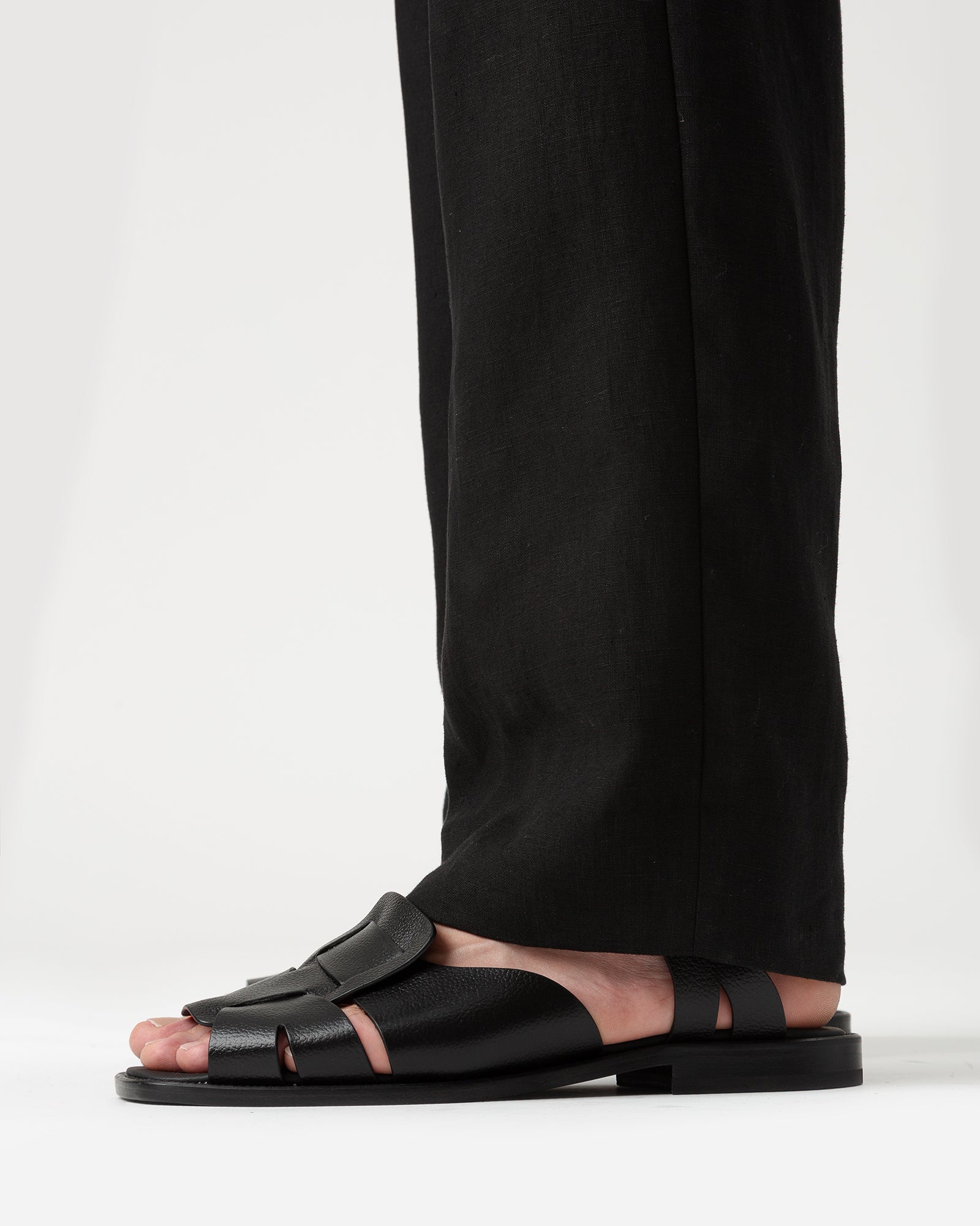 ROCA GRAINY VEG TAN - Men's Square-toe Fisherman Sandal