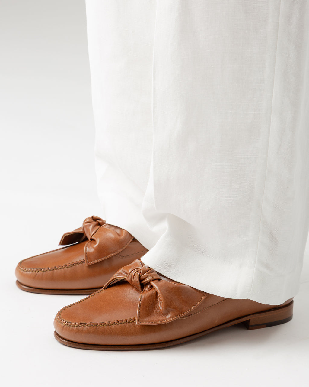 CORBATI - Bow-Detail Slip-On Loafer