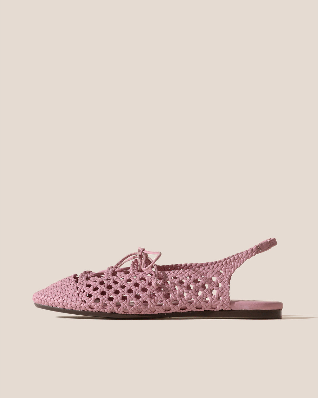 SARDANA - Lace-up Woven Slingback Sandal