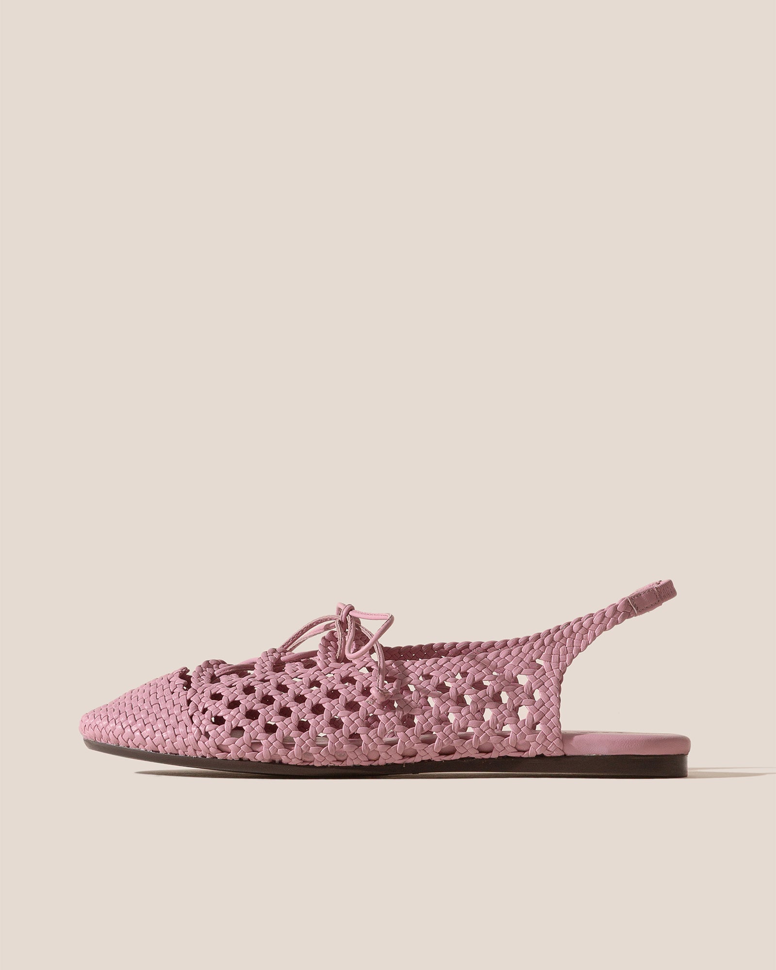 SARDANA - Lace-up Woven Slingback Sandal