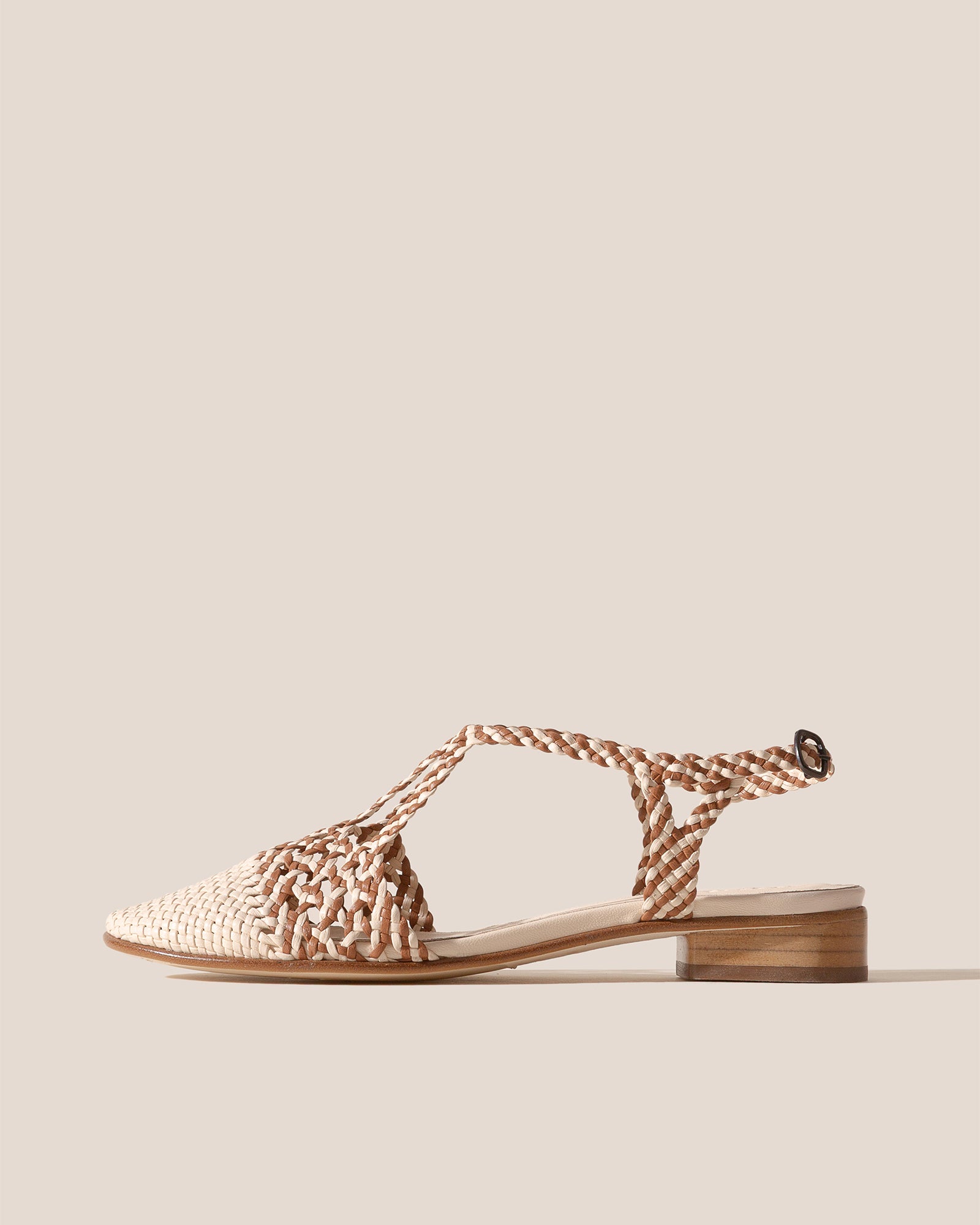 PLORA - Braided Duo-Tone Sandal