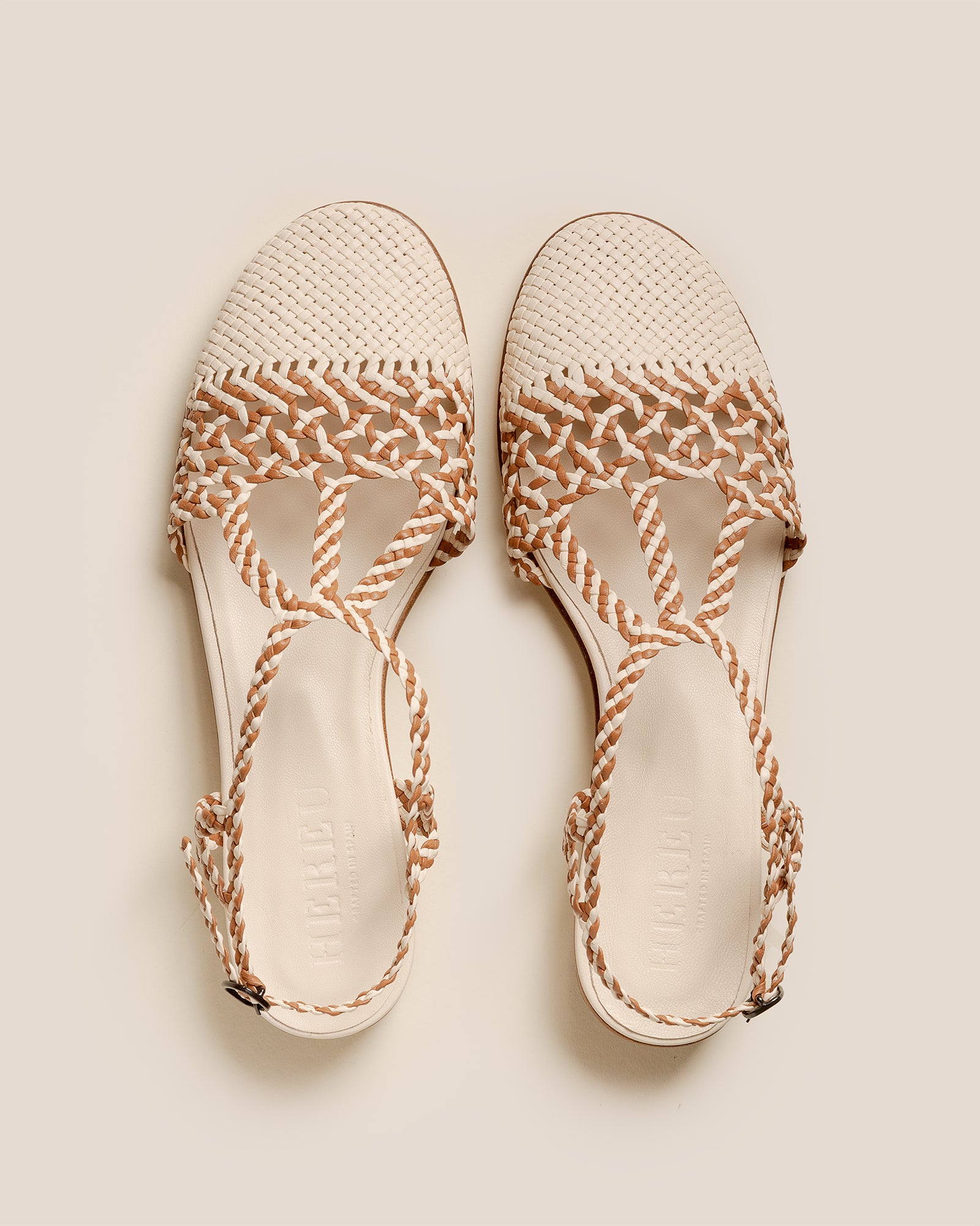 PLORA - Braided Duo-Tone Sandal