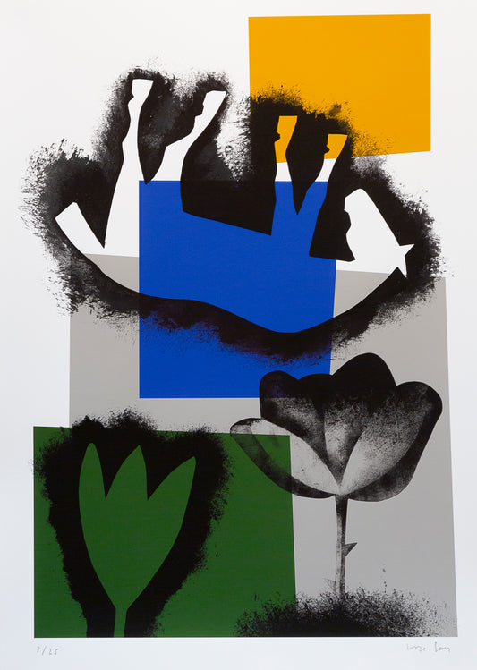"Los Fugaces Párpados" III - Serigraph Artwork by Jorge Gay