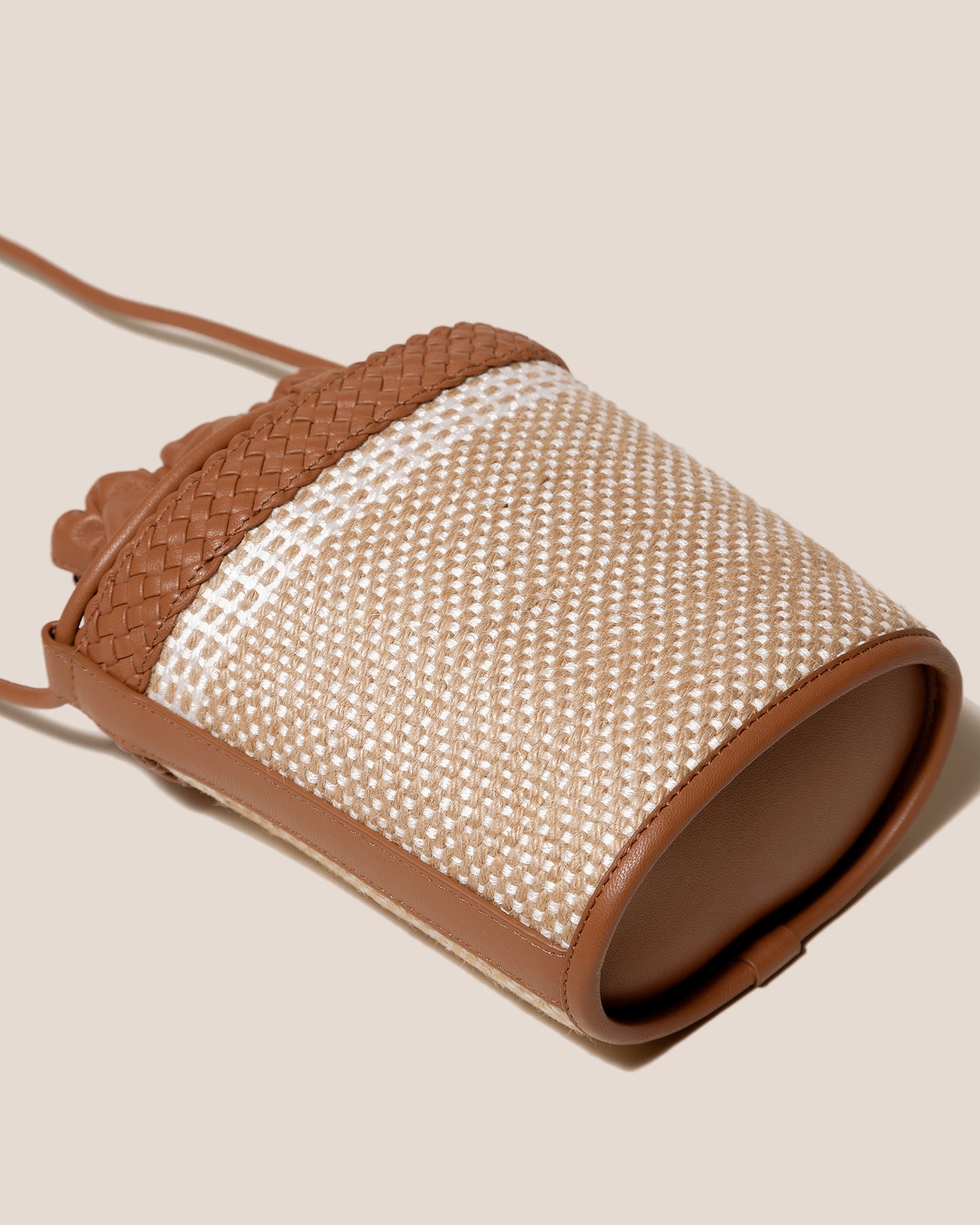 PALAU YUTE - Hand-Braided Mini Bucket Crossbody Bag