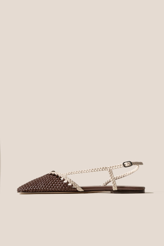 RONDAIA - Woven Asymmetrical Sandal