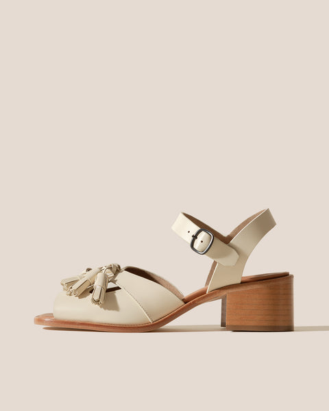 【HEREU】BOQUERIA HEELED Open-Toe Tasseled Sandal BOQUERIA HEELED - Open-Toe Tasseled Sandal – Hereu Studio