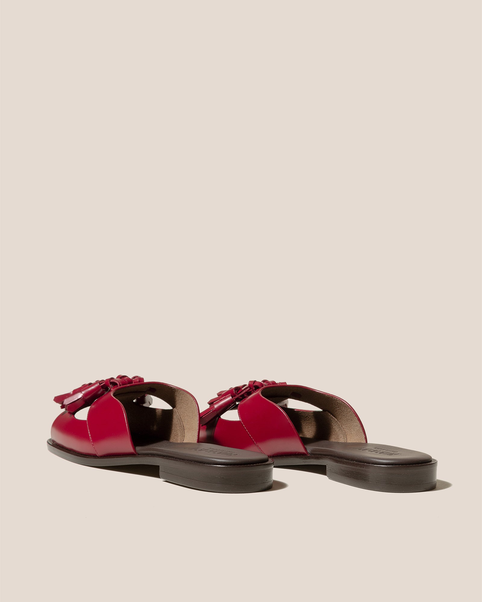 BOQUERIA SLIDE - Open-Toe Tasseled Slide – Hereu Studio