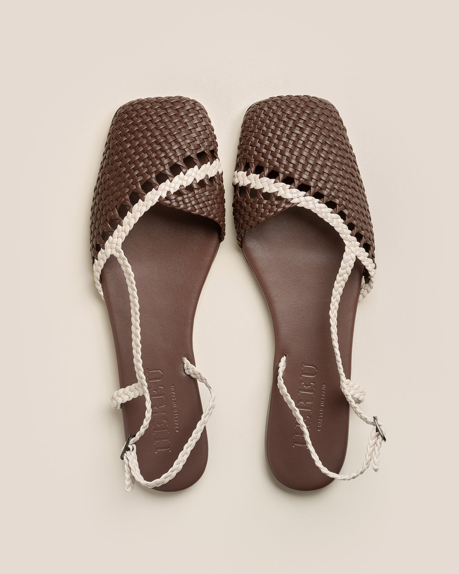 【HEREU】RONDAIA Woven Asymmetrical Sandal RONDAIA - Woven Asymmetrical Sandal – Hereu Studio