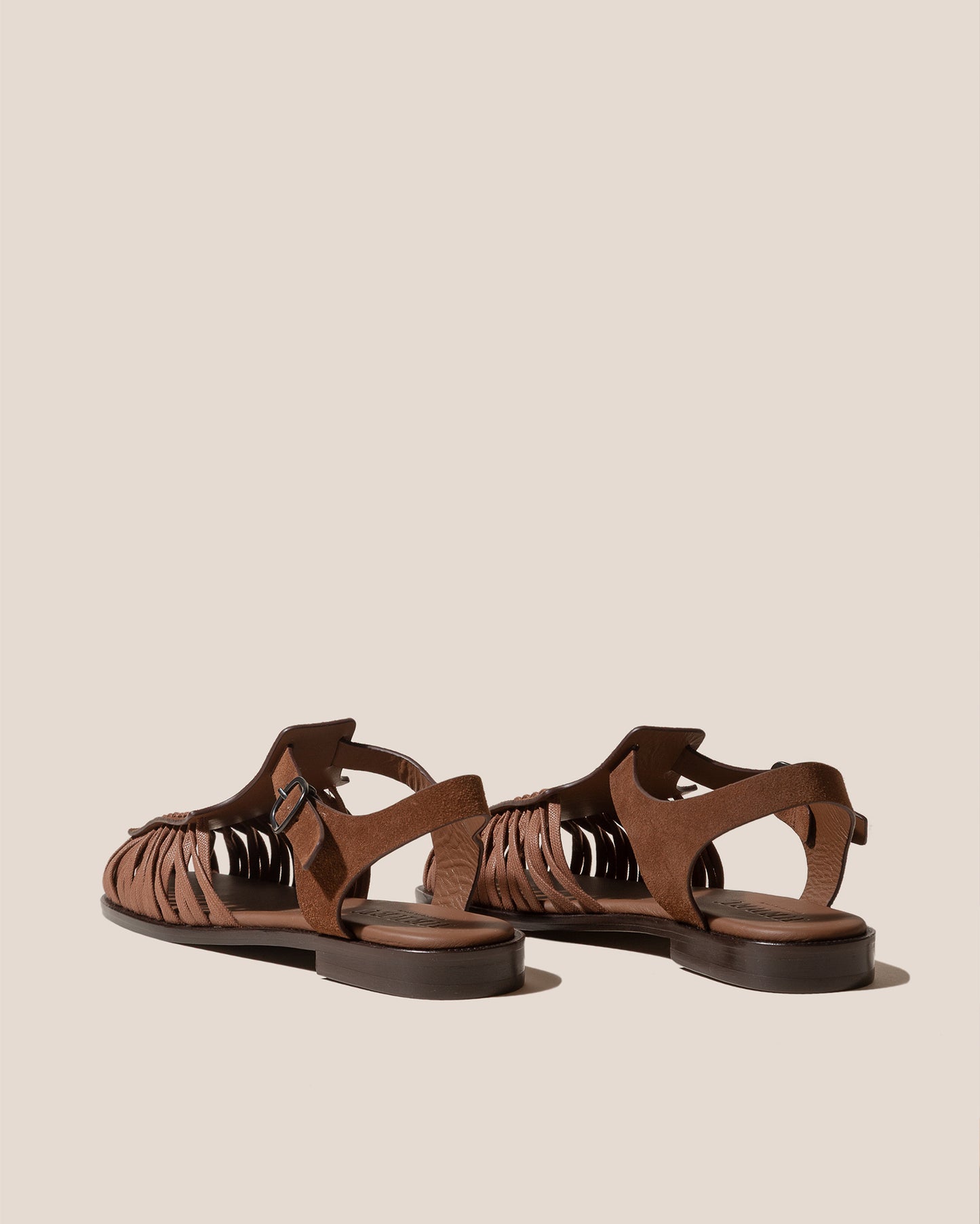 ALARO SUEDE - Square-Toe T-bar Sandal