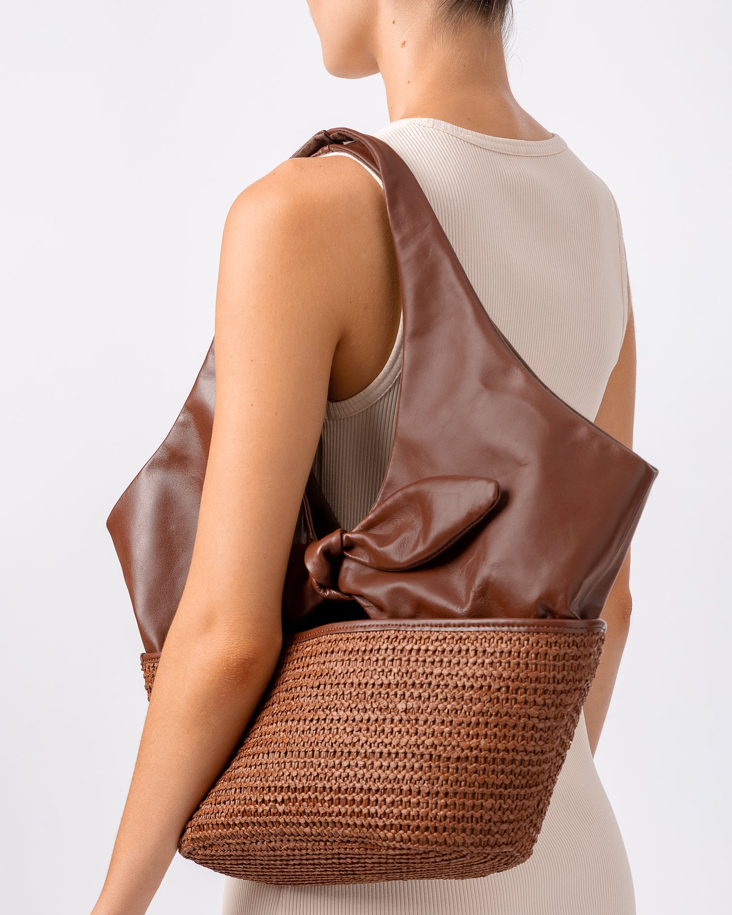 QUINI - Bow Detail Shoulder Bag