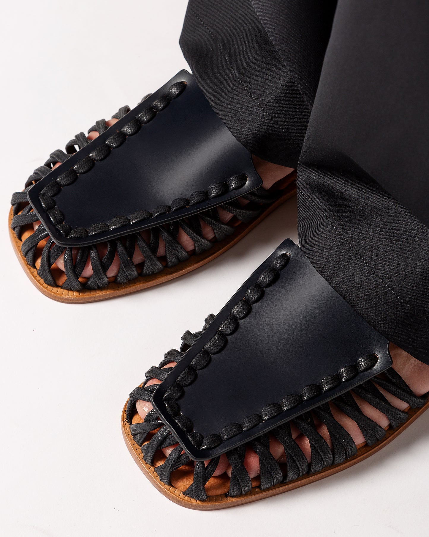 ALARO - Square-Toe T-bar Sandal