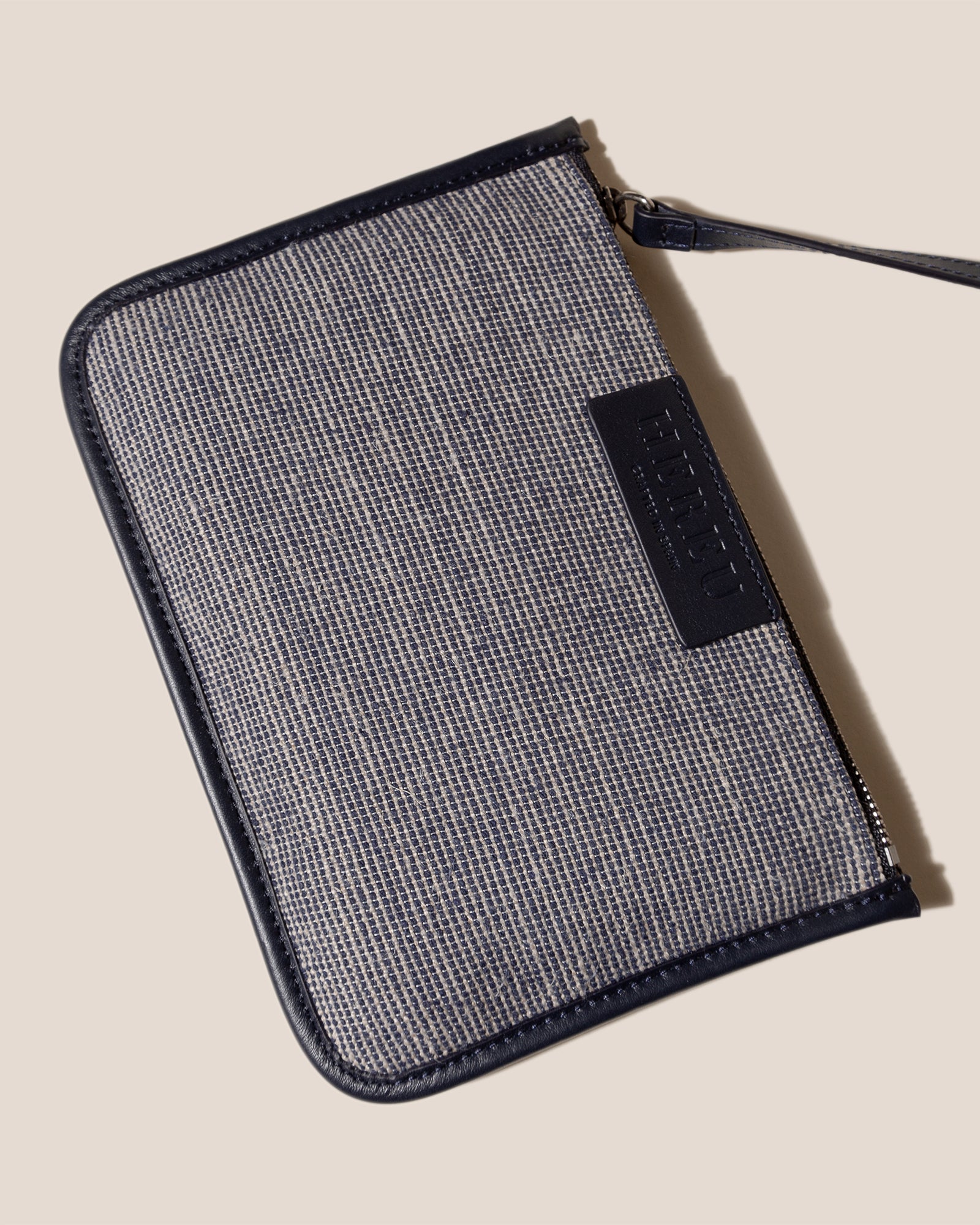 CUBER - Leather-Trimmed Canvas Basket – Hereu Studio