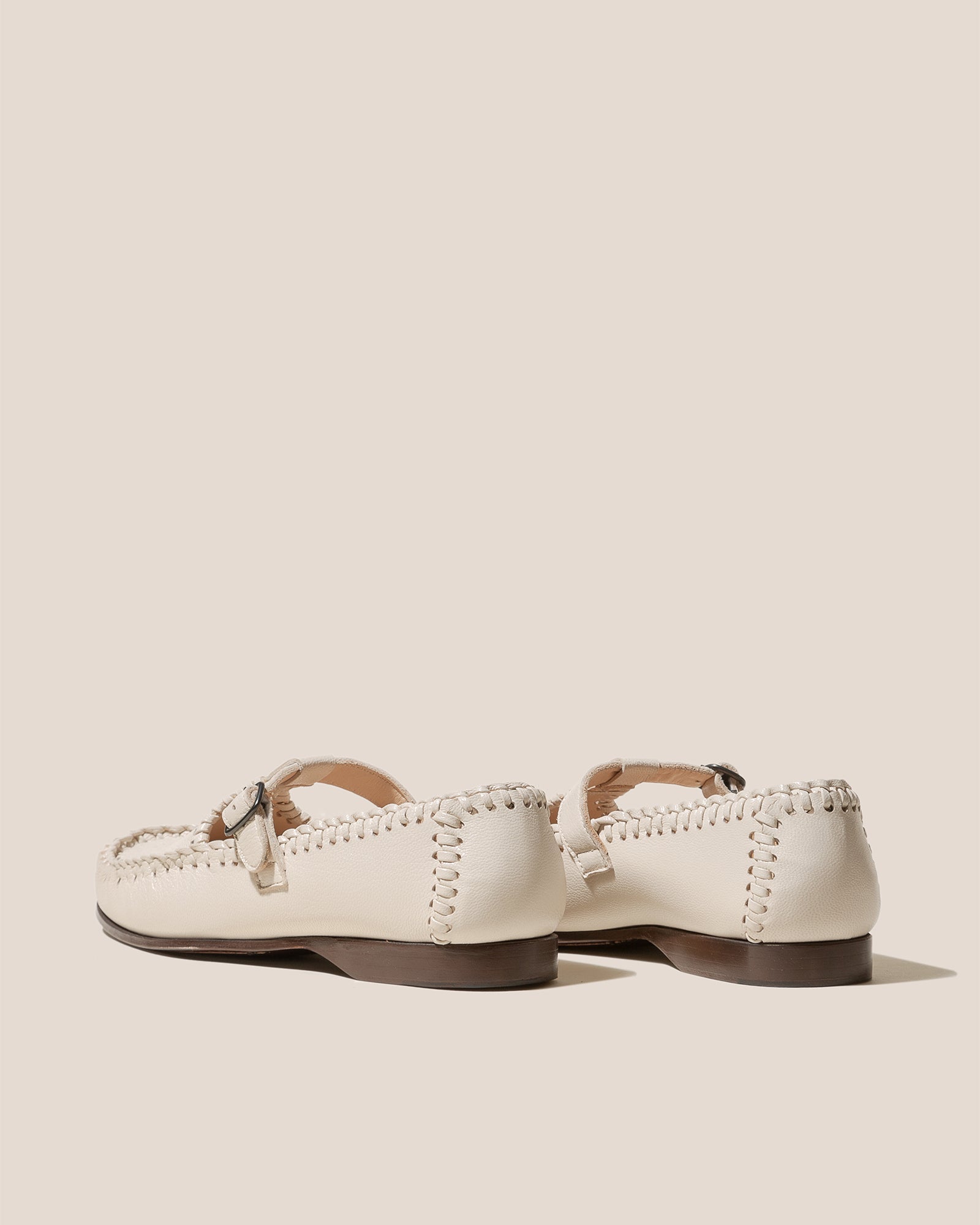 【HEREU】ALCOVER SUPPLE SHINY Braided Seams T-bar Loafer ALCOVER SUPPLE SHINY - FOR ALL - Braided Seams T-bar Loafer