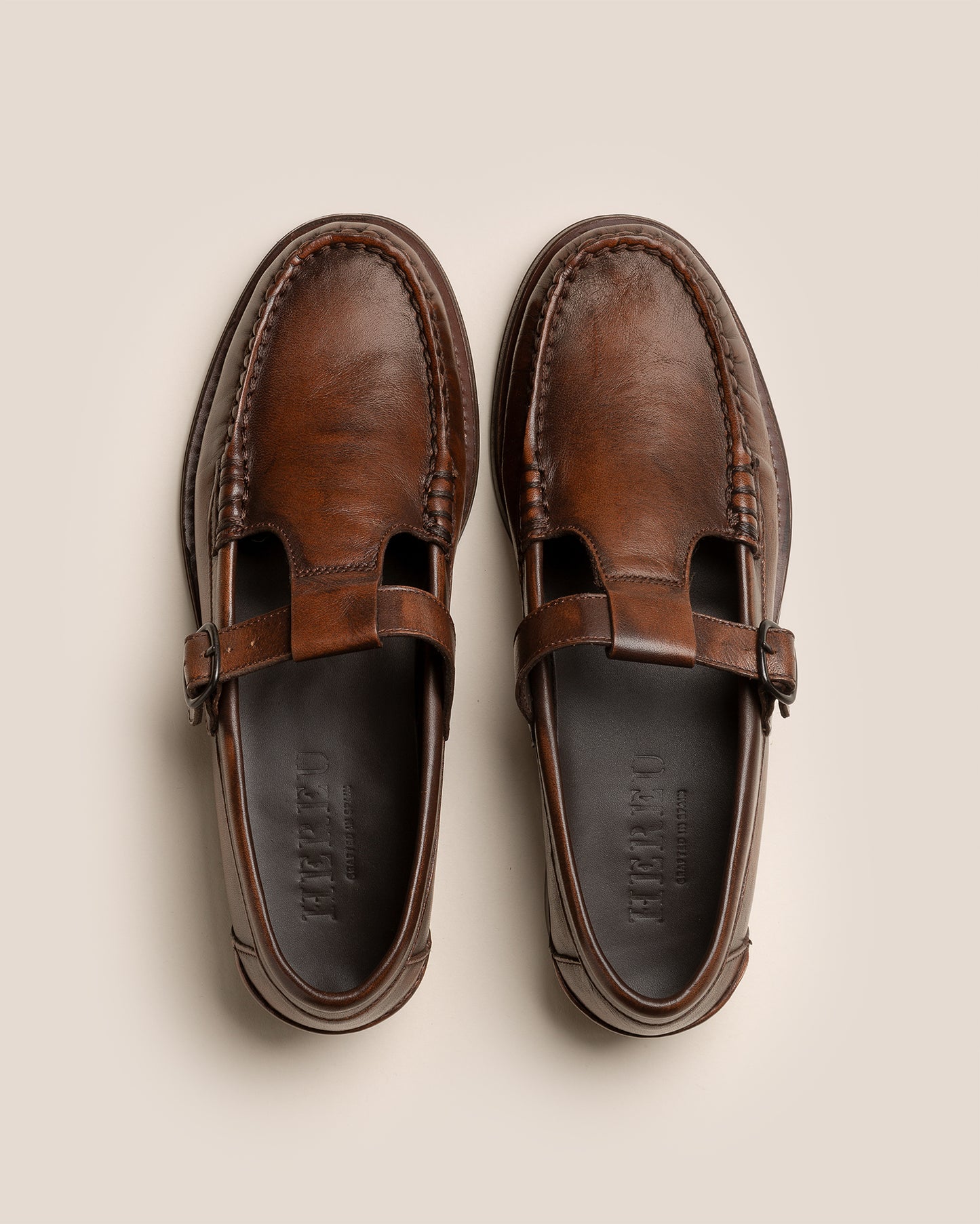 ALBER DUOTONE - T-bar Loafer