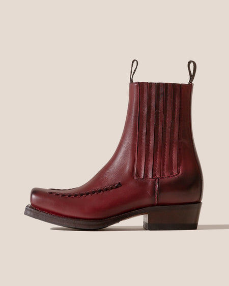 AGULLA - Square-Toe Braided Detail Chelsea Boot