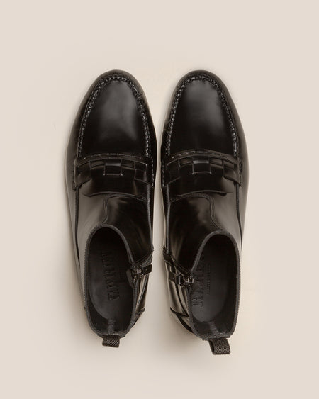 TABELLA BOOT - Woven Saddle Ankle Boot