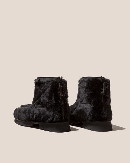 ARMENTA LOW ZIPPED - Shearling Low-calf Back Zip Boot
