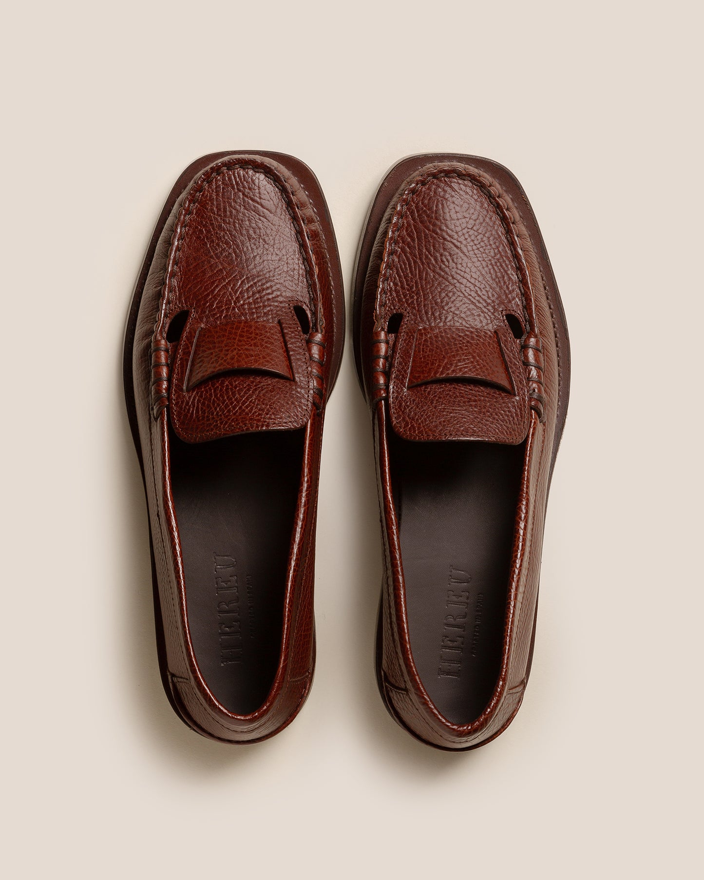 SINEU GRAINY - Men's Interlaced-detail Slip-on Loafer