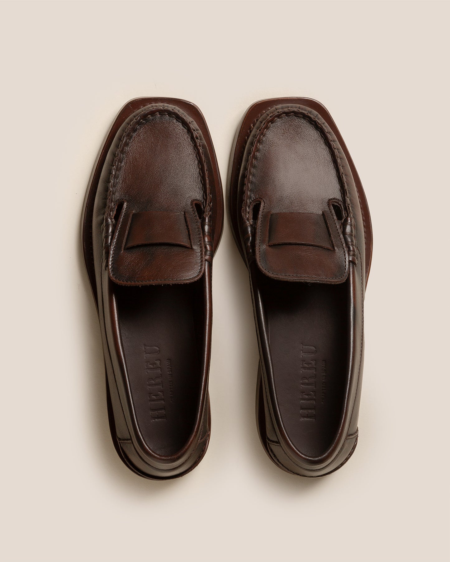 SINEU DUOTONE - Men's Interlaced-detail Slip-on Loafer