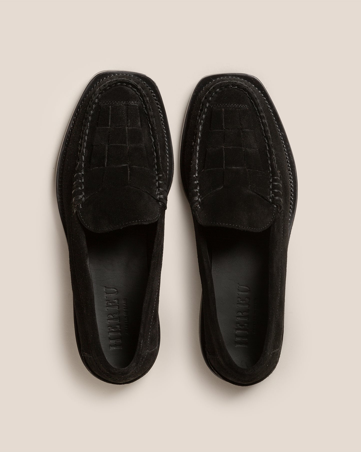 NOMBELA SUEDE - Interwoven Detail Slip-on Loafer