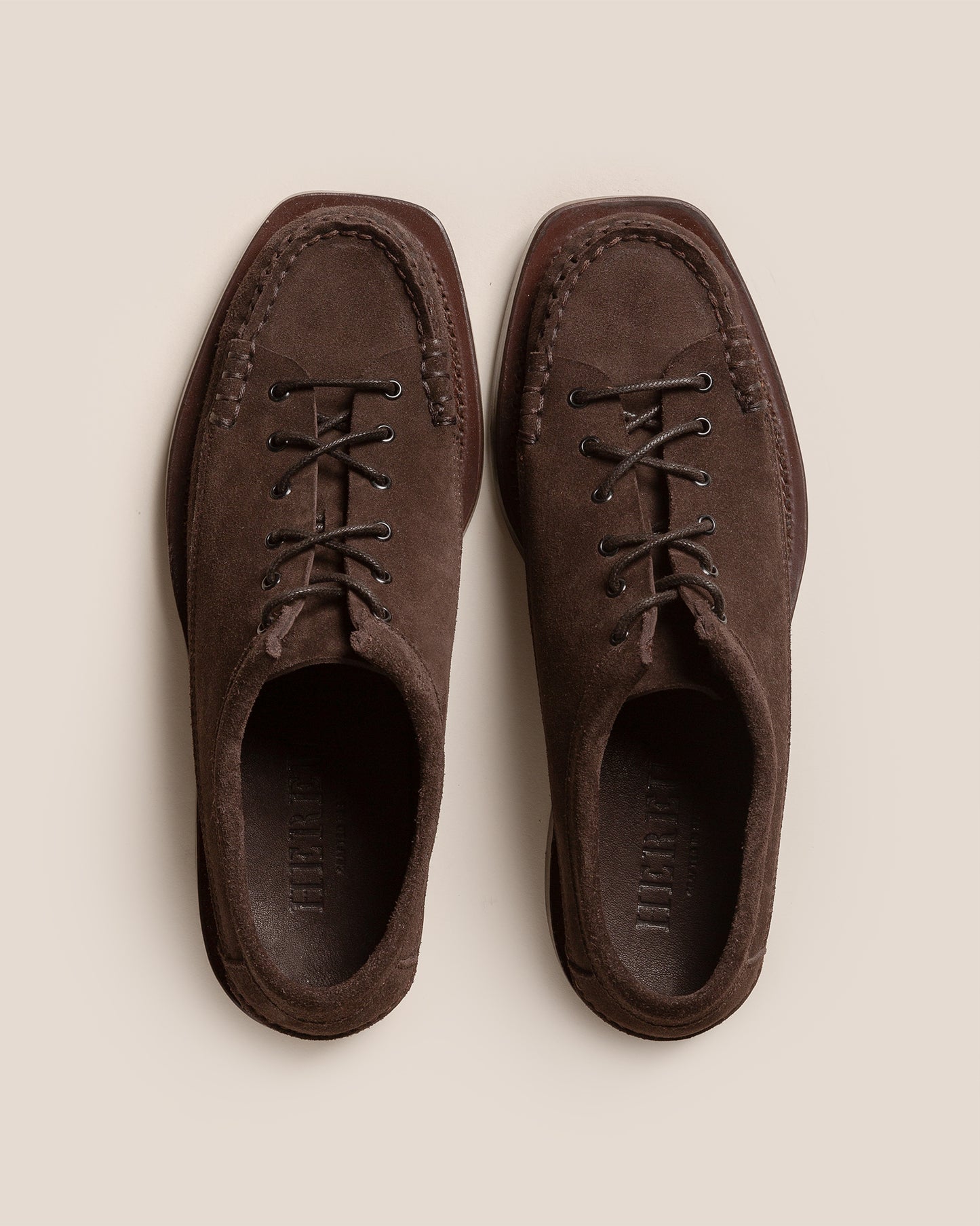 PRIEGO SQUARED SUEDE - Men's Lace up Moccasin