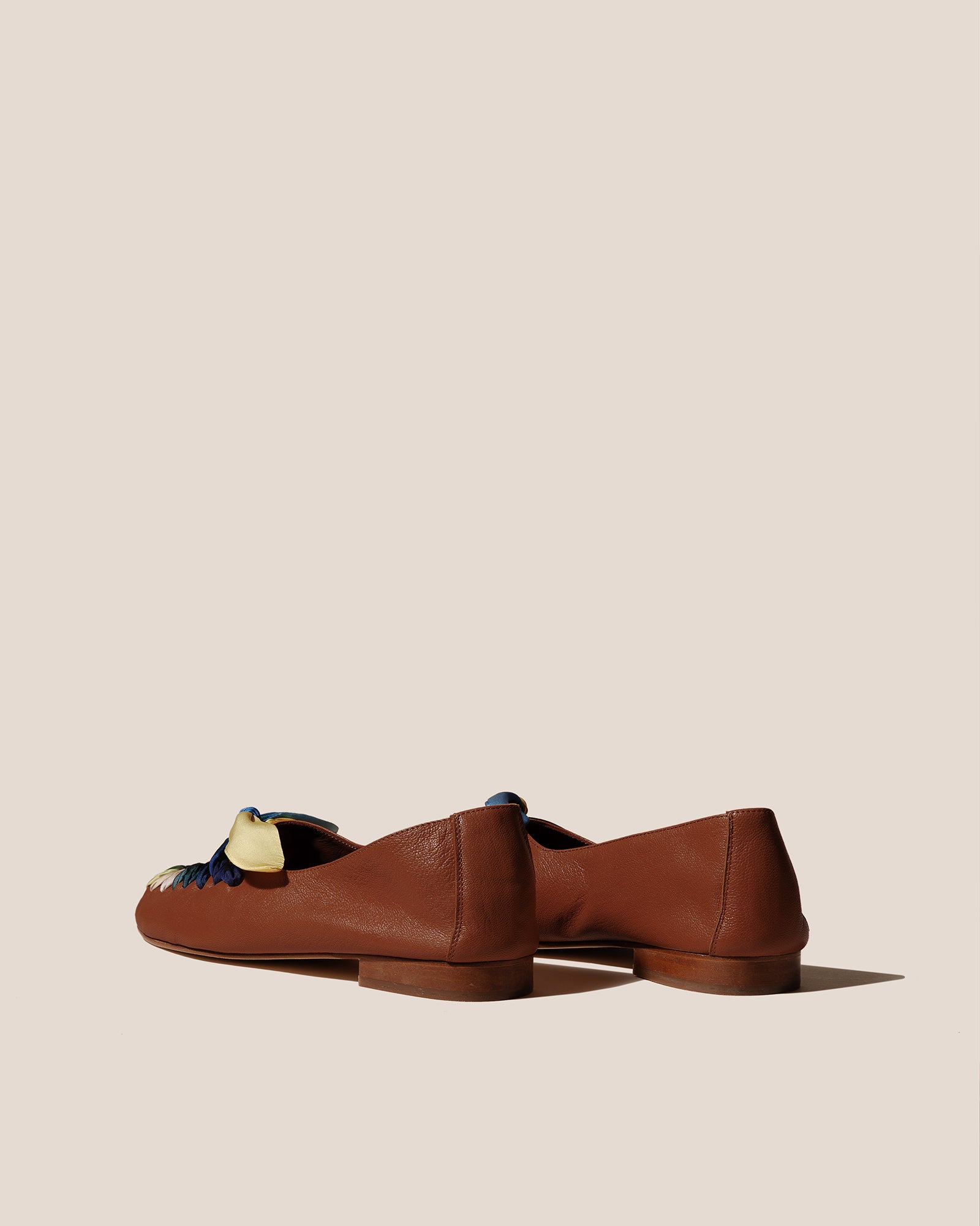 フラットシューズ HEREU Woman Ballet flats Brown WFPUNS FOREST BROWN $365 Hereu Women's Brown Puntera Pleat-Toe Ballet Flat Shoes