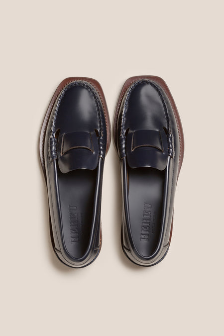 SINEU - Interlaced-detail Slip-on Loafer