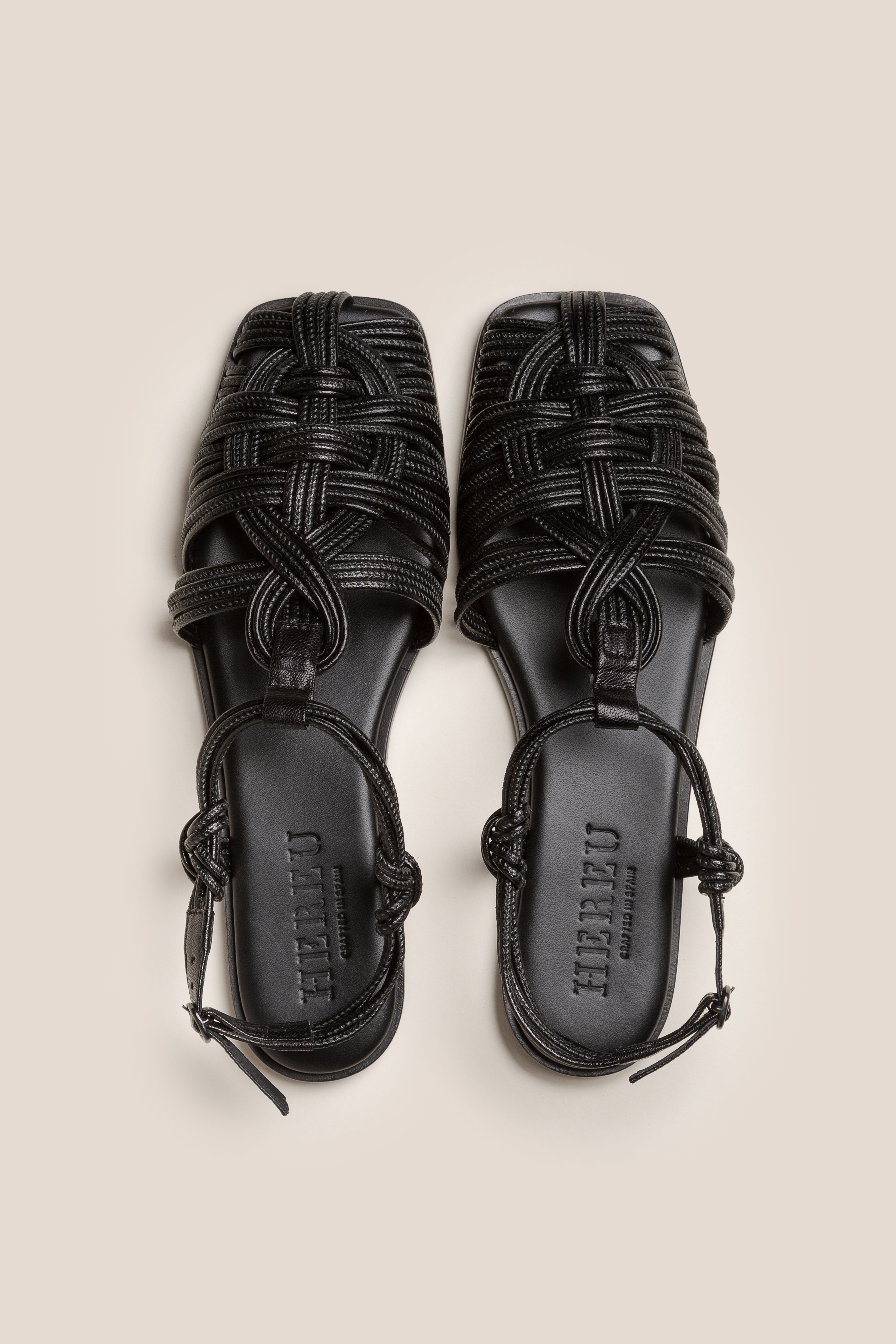 【HEREU】MANTELLA SUPPLE SHINY Strappy Fisherman Sandal MANTELLA SUPPLE SHINY - Strappy Fisherman Sandal – Hereu Studio