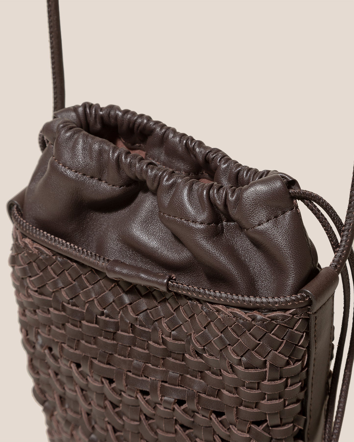 PALAU - Hand-Braided Mini Bucket Crossbody Bag