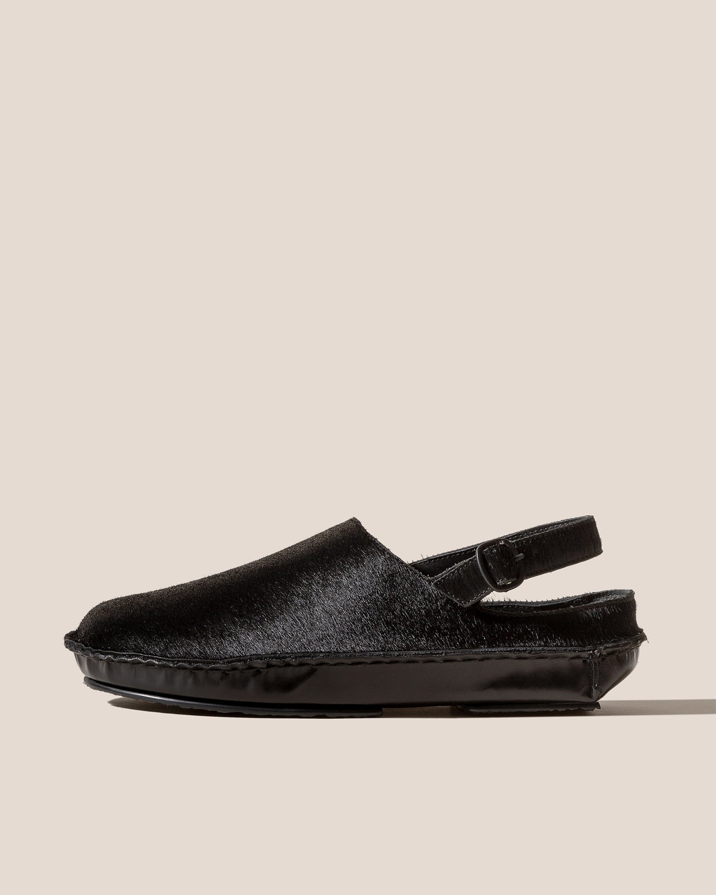 CARGOL CALF HAIR - Whipstitched Slingback Clog