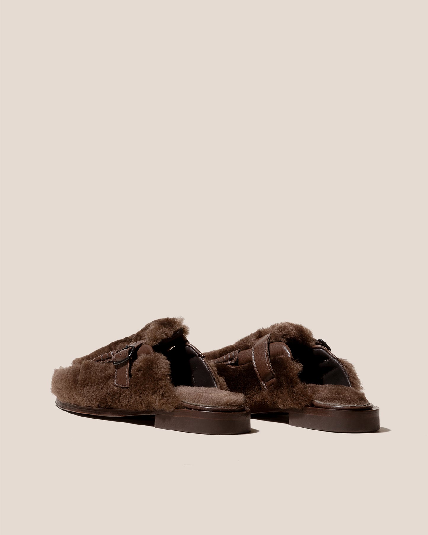 BARRACA SHEARLING - Buckle-strap Mule Loafer