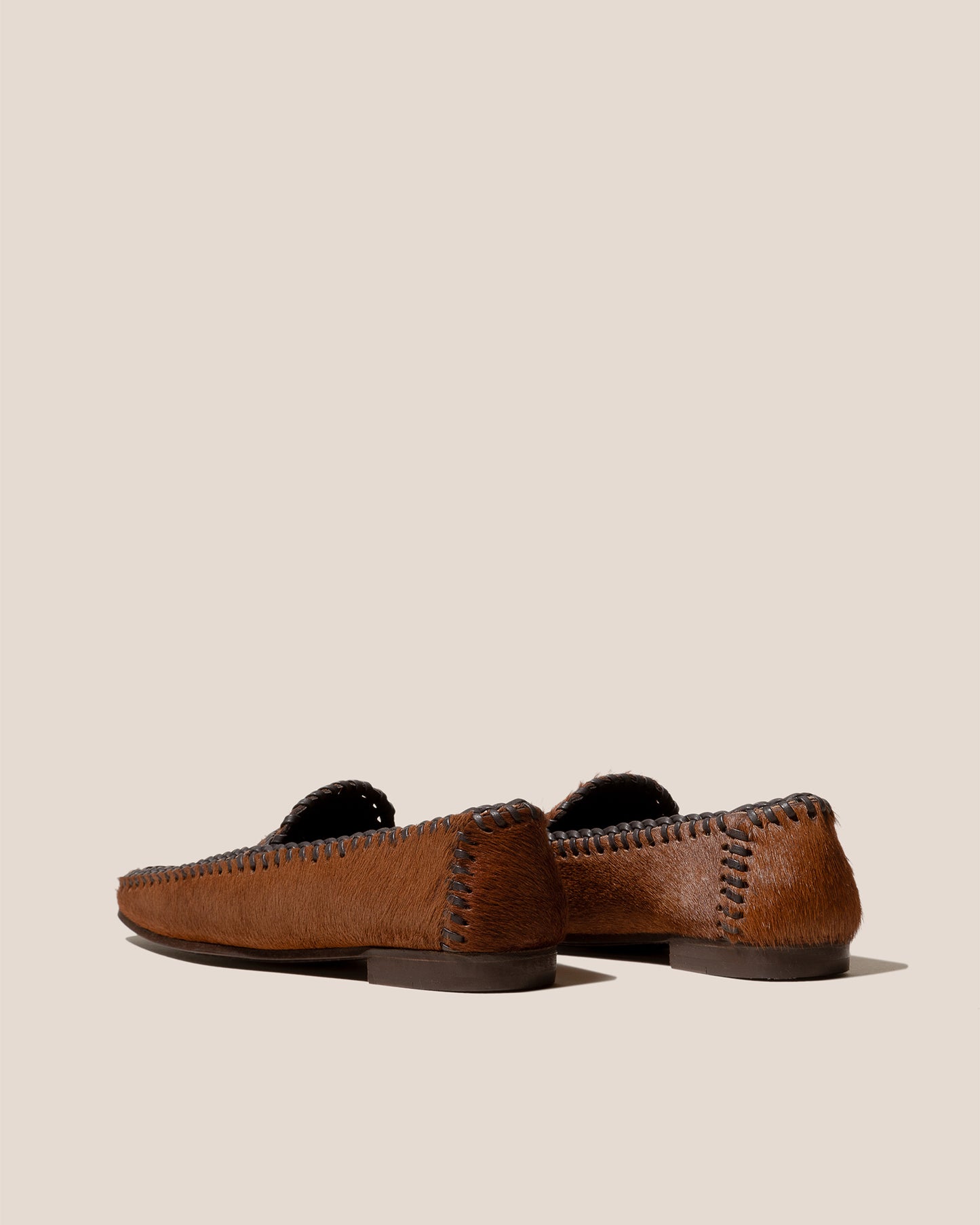 SOLLERIC CALF HAIR - Braided Seams Pull-on Loafer