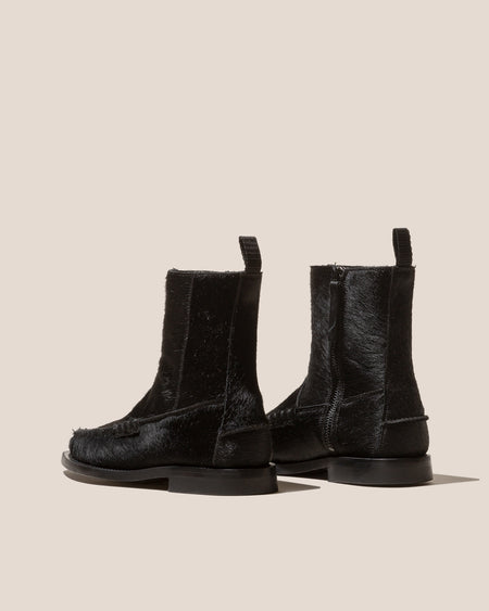 ANDREU CALF HAIR - Low-calf Zipped Boot