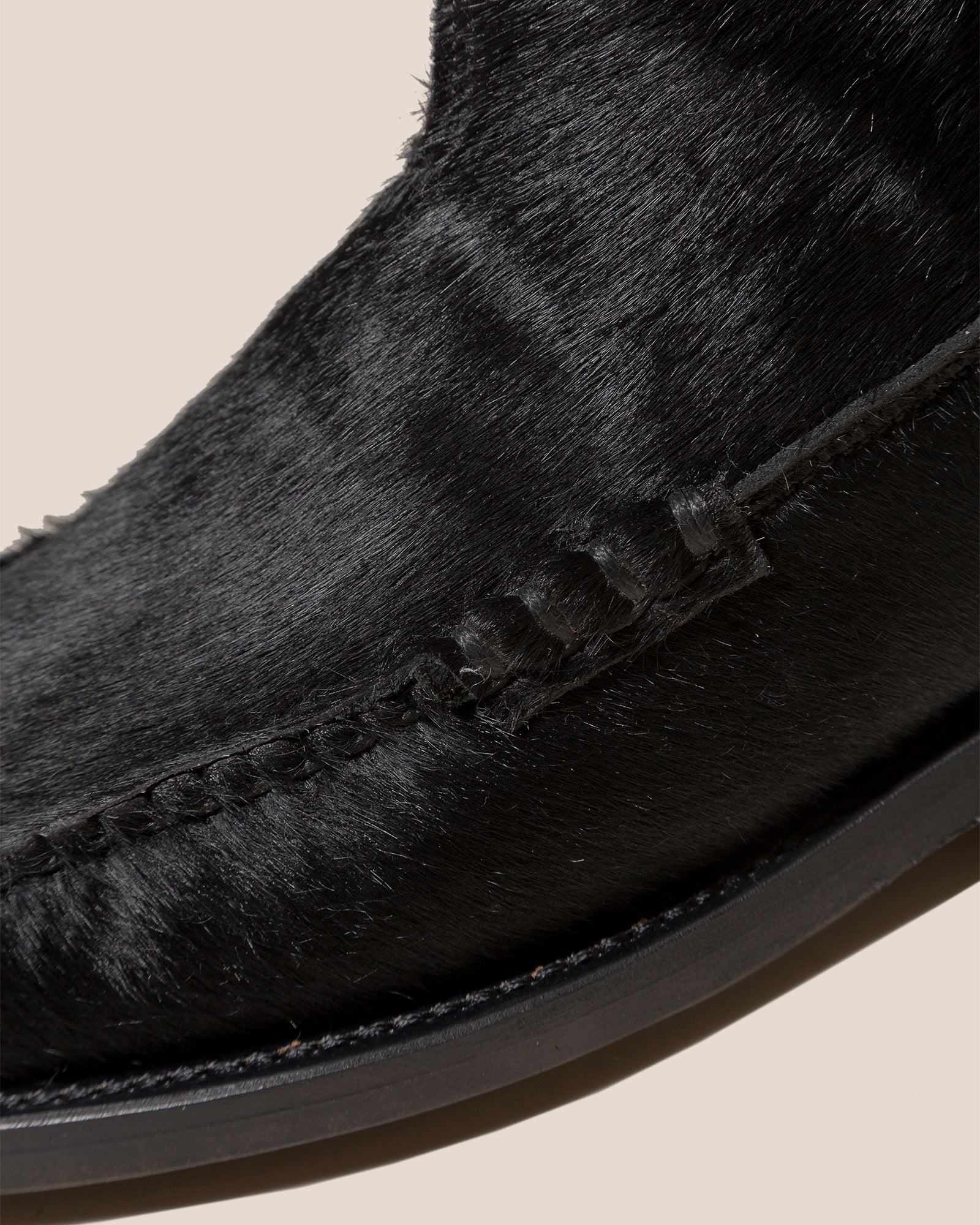 ANDREU CALF HAIR - Mid-Calf Zipped Boot – Hereu Studio