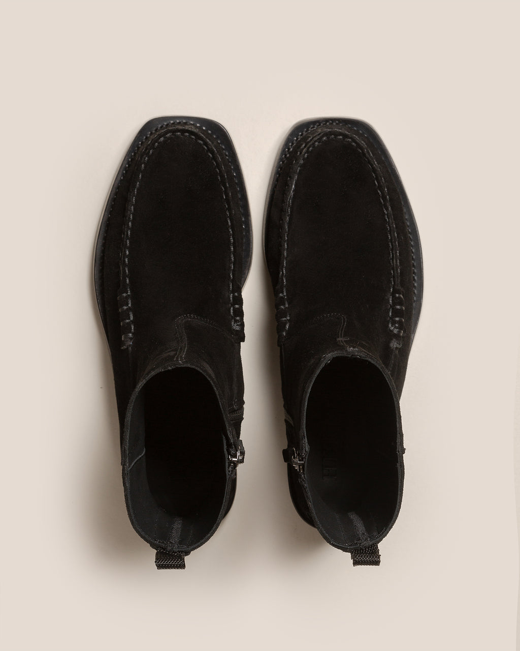 ANDREU SUEDE - Low-calf Zipped Boot