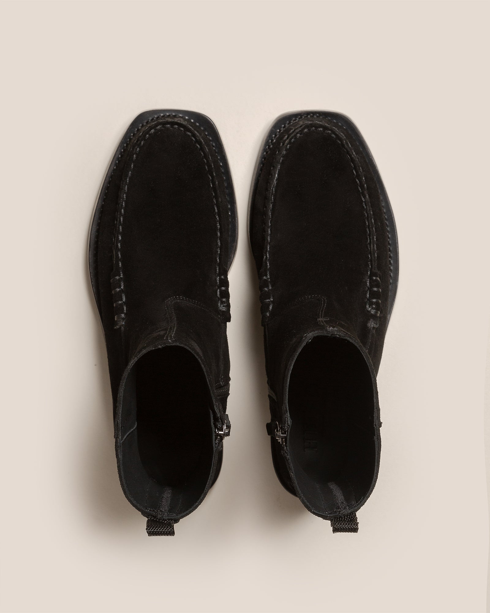 ANDREU SUEDE - Low-calf Zipped Boot