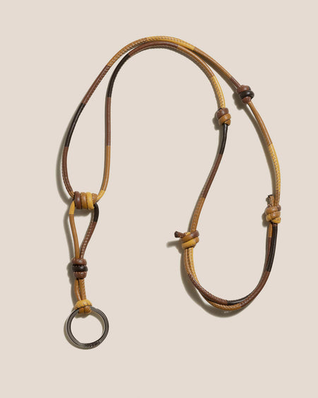 SORRA KEYCHAIN - Hand-Knotted Patchwork Keychain