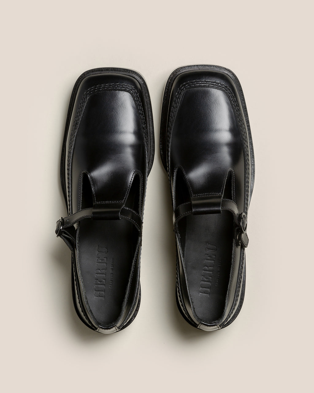 LLUISA POLISHED - T-bar Loafer