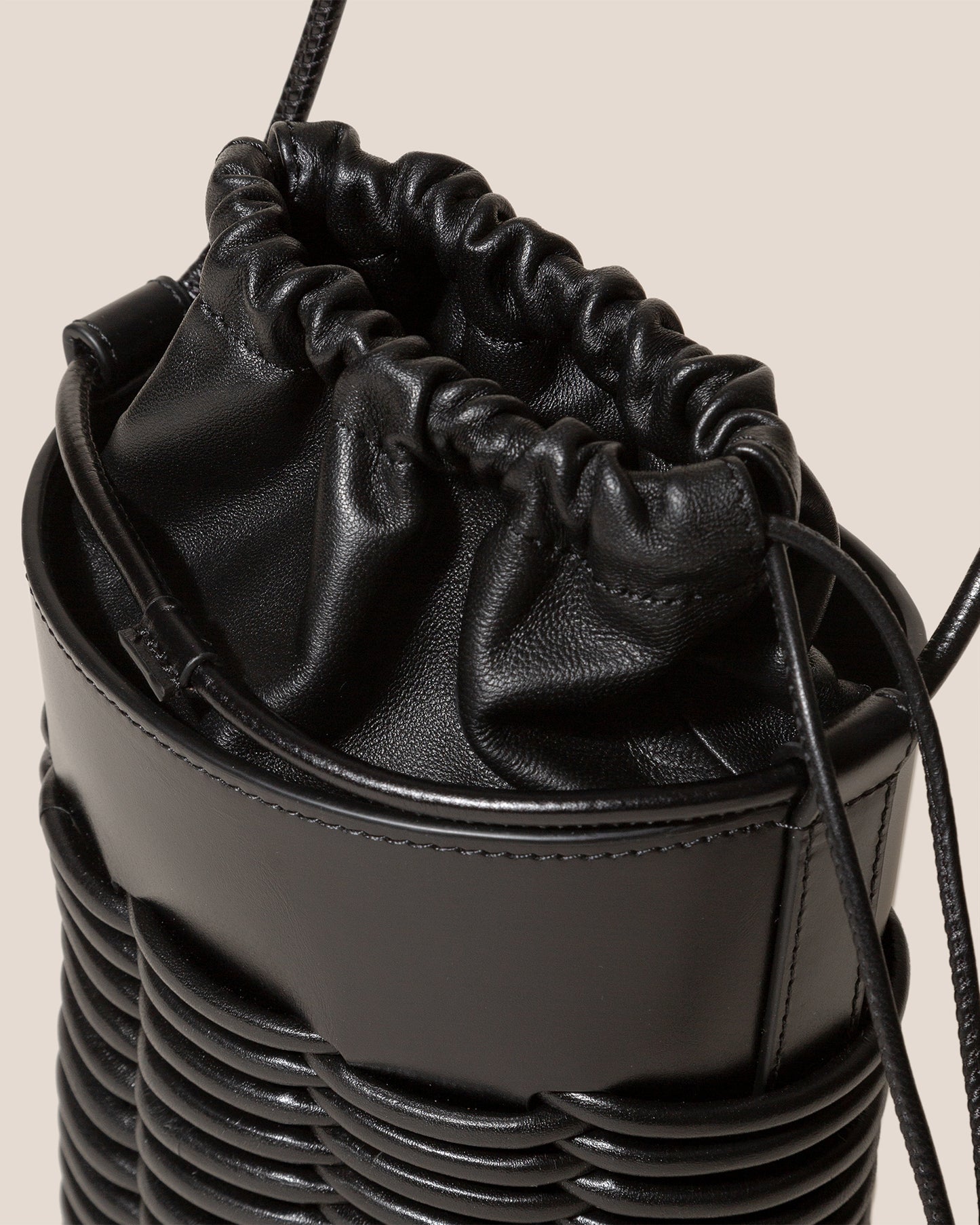 PINAR BUCKET - Braided Detail Crossbody Bag