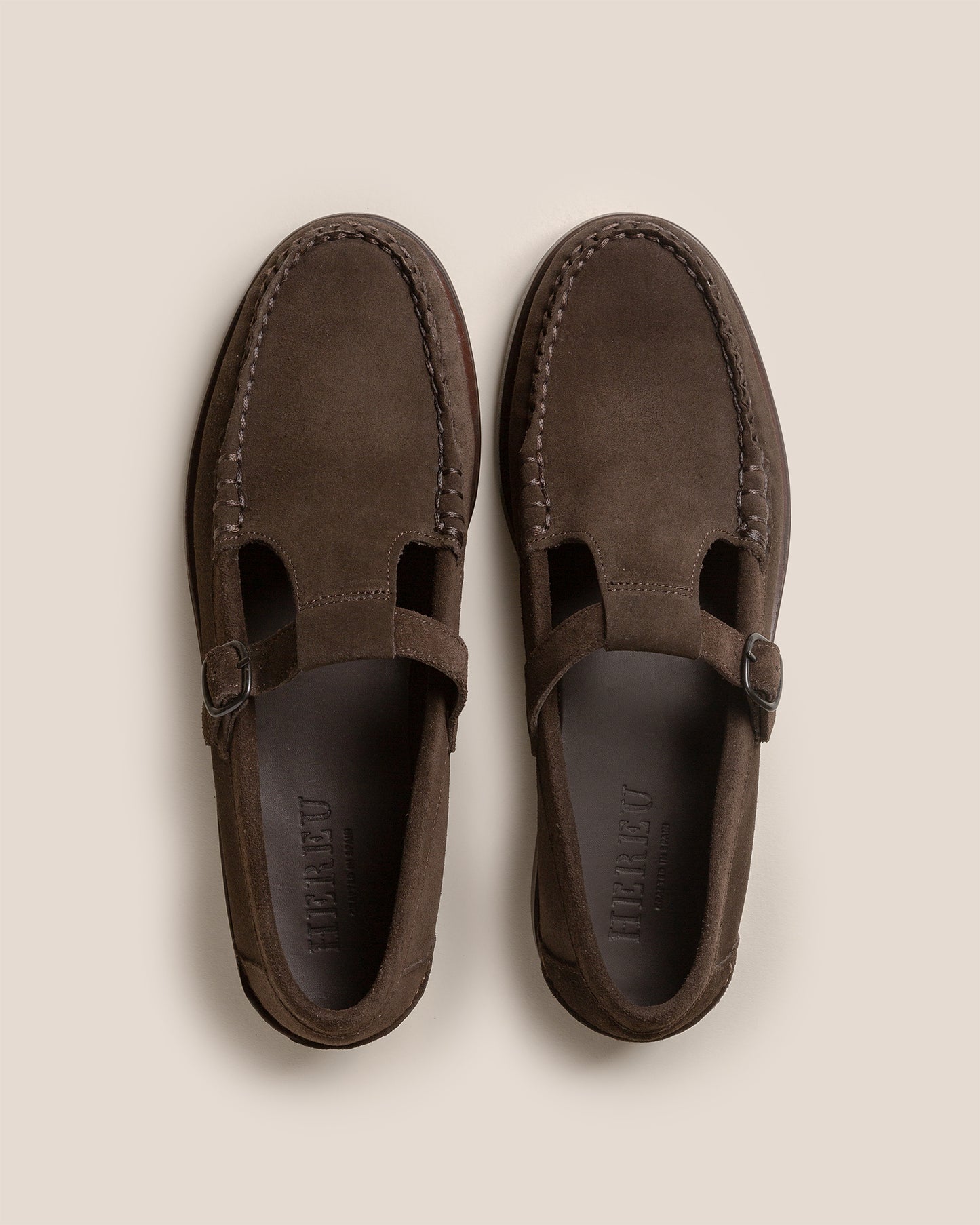 ALBER SUEDE - T-bar Loafer