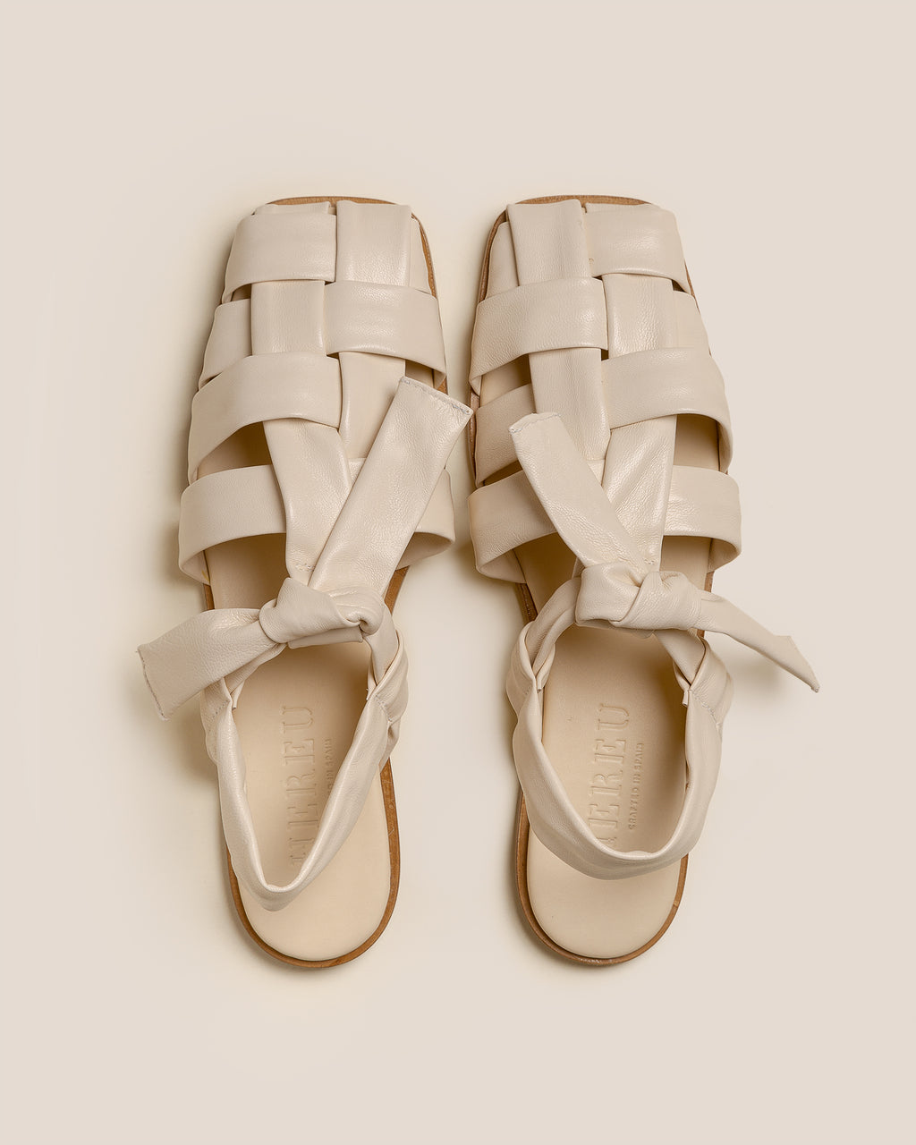 BENA - Interwoven Knotted T-bar Sandal