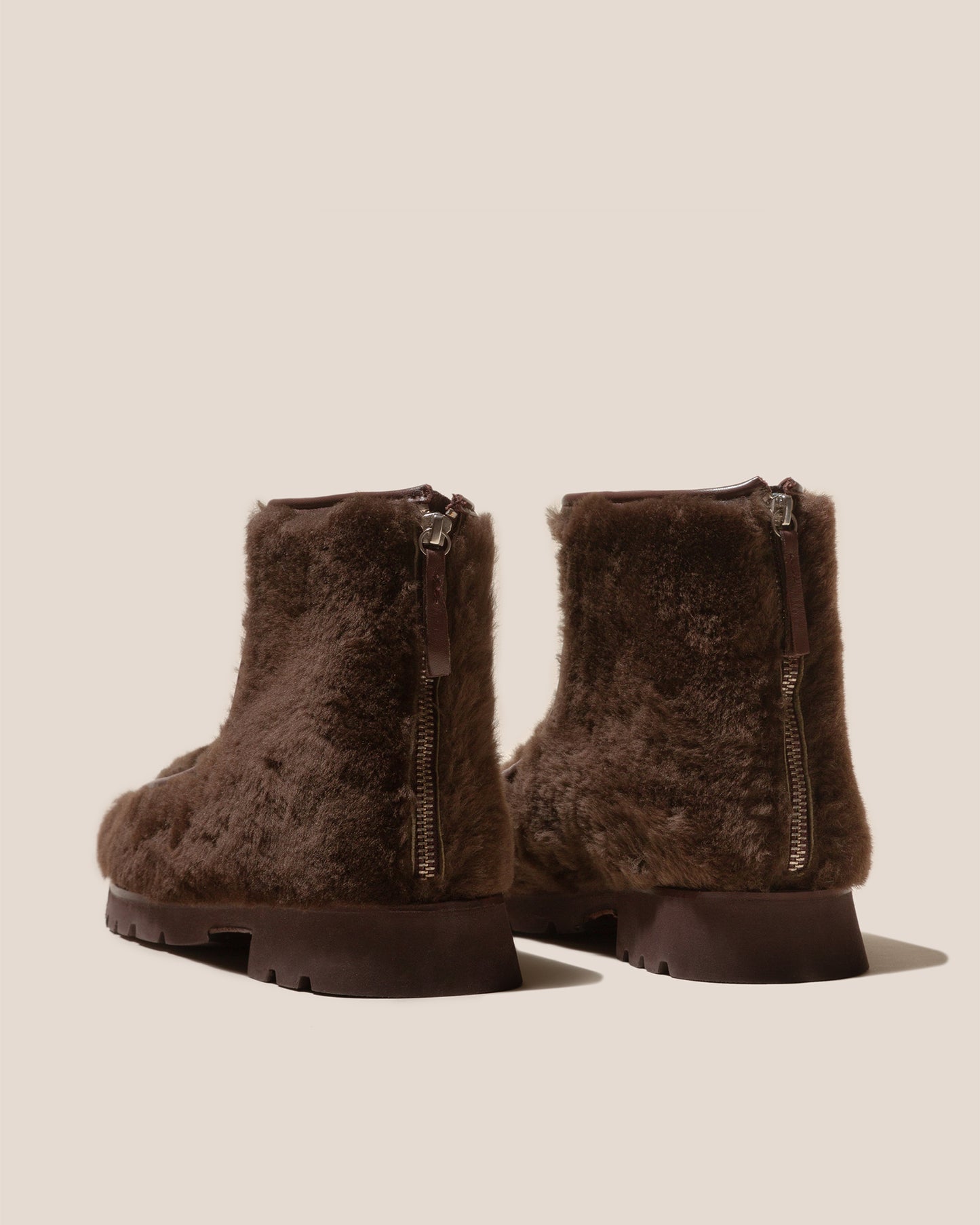 ARMENTA LOW ZIPPED - Shearling Ankle Boot Loafer